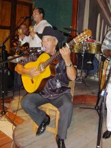 Cuban singer songwriter Eliades Ochoa paid tribute in Galicia